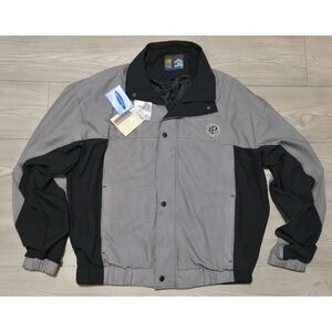 New Forrester's RainShedder Jacket Golf Coat Houndstooth Mens Large Gore-Tex NWT